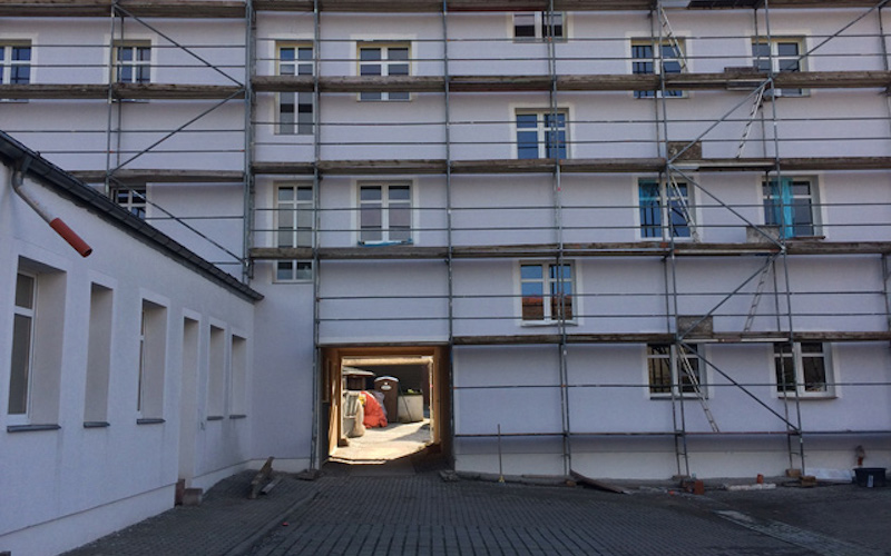 Altbausanierung einer ehemaligen Berufsschule in Pulsnitz